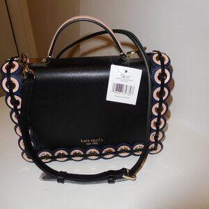 Kate Spade Patterson Drive Grommet Maisie Color block Leather Satchel--NWT